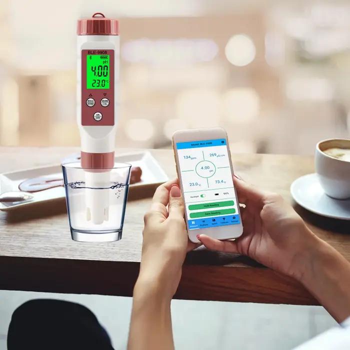 Yieryi – testeur de qualité de l'eau, appareil de mesure du PH/EC/TDS/TEMP, contrôle Intelligent ave