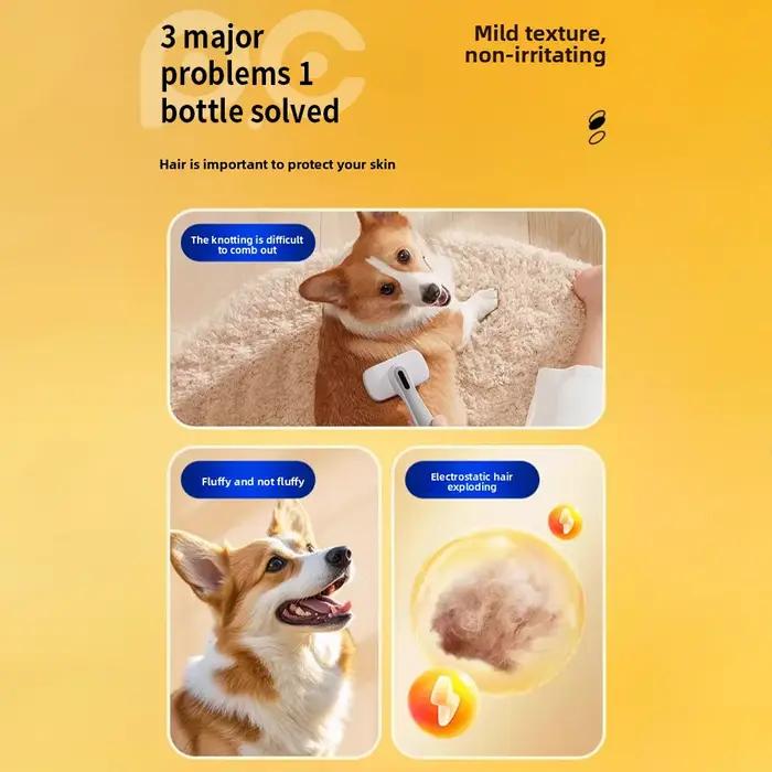 Spray démêlant pour poils d'animaux PetClear 80 ml – Anti-emmêlement