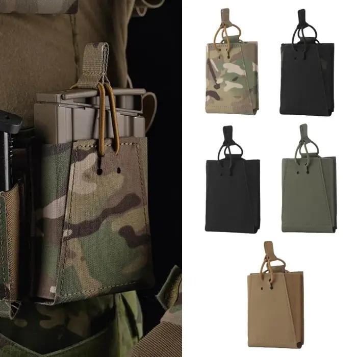 Pochette magnétique pour fusil Attacker 7.62 | Porte-revues simple compatible MOLLE | Pour la chasse et le camping