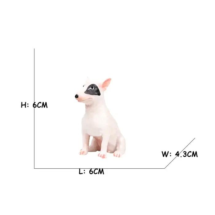 Figurines d'animaux Husky français Collie Caniche Poméranien Jouet Modèle Décor Créatif à Collectionner Enfants Cadeaux Jeux Occasions Spéciales Éducative Pour Enfants