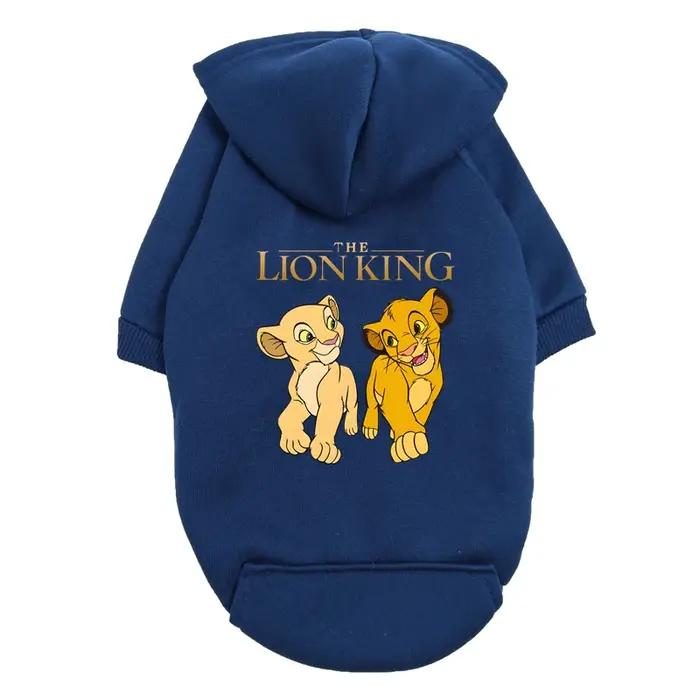 Sweat à capuche pour chien Roi Lion - Pull mignon pour chiot Simba Nala pour chiens de petite taille