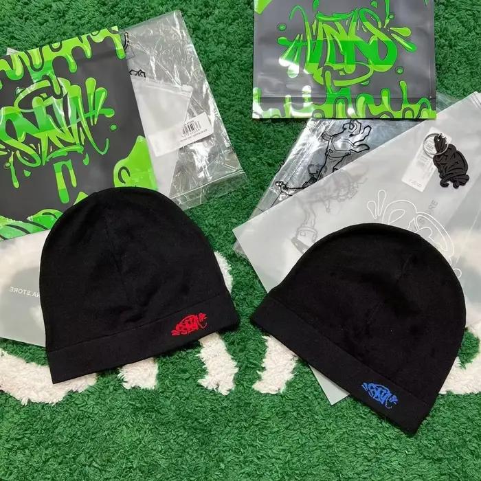 Sy-na crâne chapeau sy-na course Cap2025 nouveau tissu Sy-na bonnet chapeau hommes femmes paragraphe