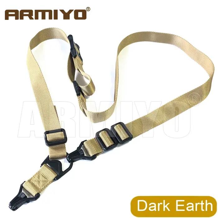 Sangle d'épaule multifonctionnelle Armiyo Gen 2 S3 en corde à double pointe avec boucle en métal pour la pêche