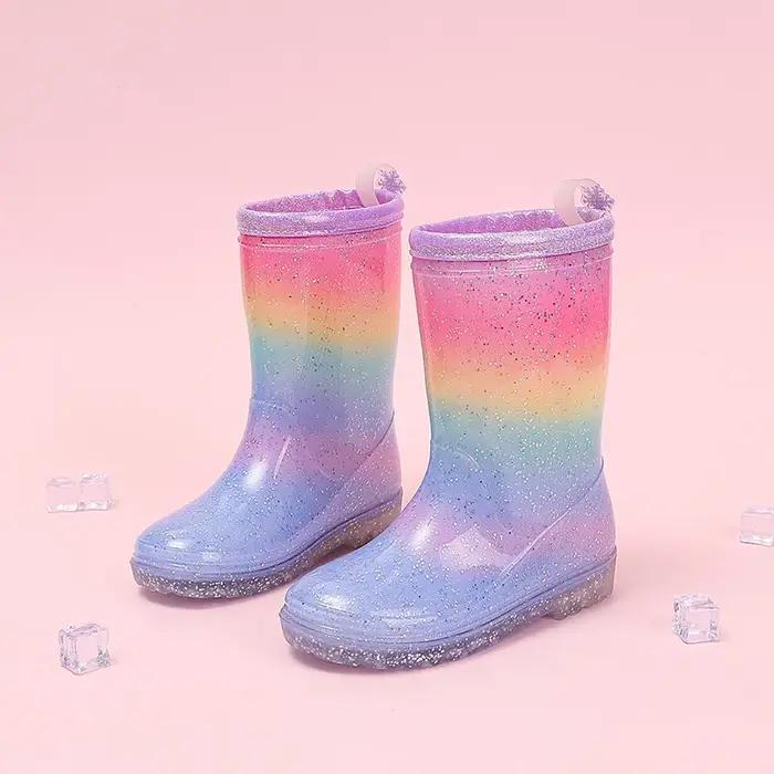 Bottes de pluie pour filles mignonnes quatre saisons