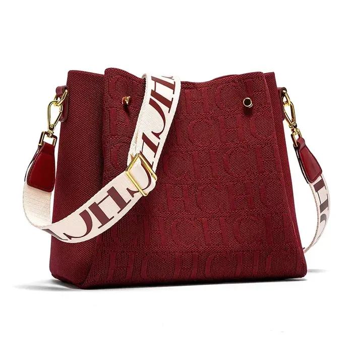 CH automne hiver classique sac à bandoulière marque tempérament à la mode décontracté grande capacité femmes sac à bando
