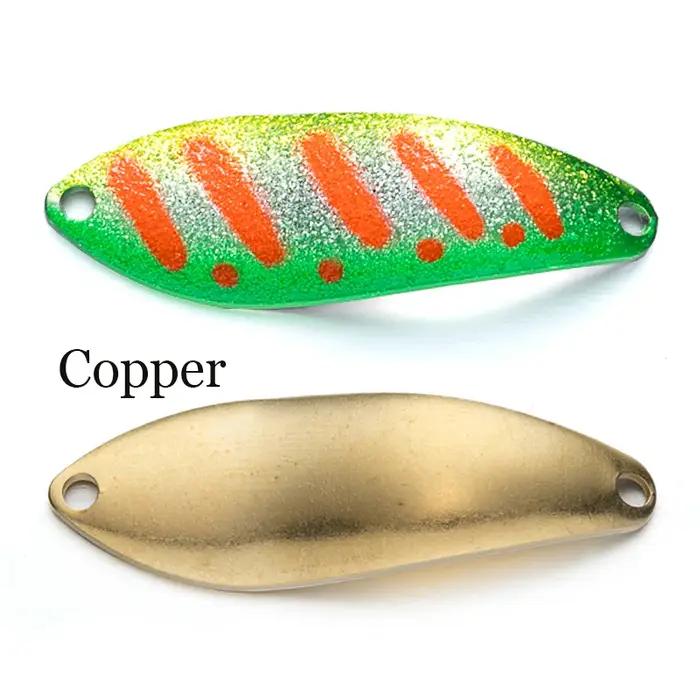LTHTUG Peche BUX SPOON 3.8g cuillère appât Spinnerbait cuivre métal leurres