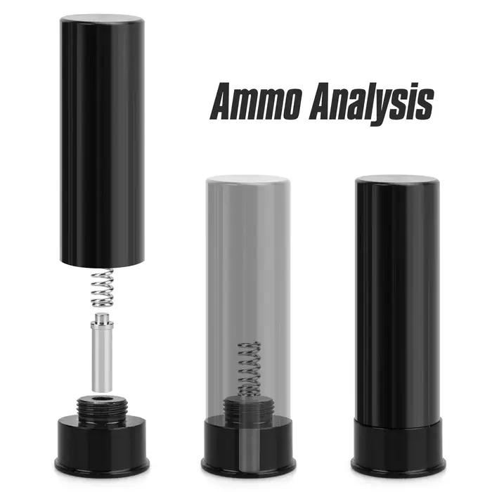 Capuchons à pression de précision en aluminium noir pour entraînement de tir en chasse occasionnels et professionnels