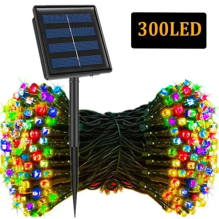 330LED extérieur Led solaire chaîne lumières fée lumière solaire alimenté guirlande lumières 8 Mode