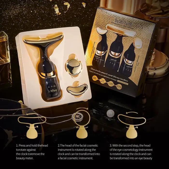 Appareil lifting visage et cou pour raffermissement peau réduction double ment soins beauté anti-âge