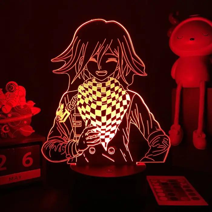 Anime Danganronpa V3 Nagito Komaeda Led veilleuse Nagito Komaeda jeu Figure lampe de chevet pour cha