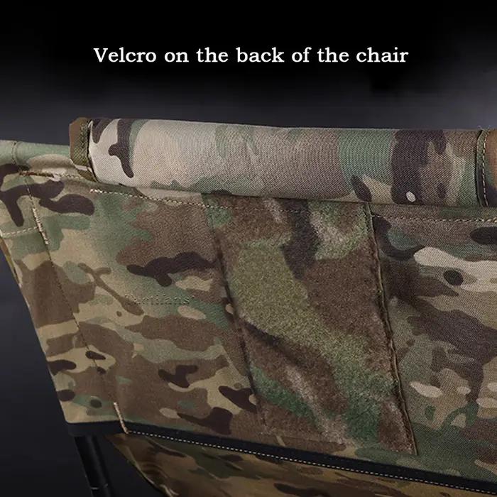 Dulomomon-Chaise pliante d'extérieur, portable, pour pêche, camping, survie sauvage, escalade, pique