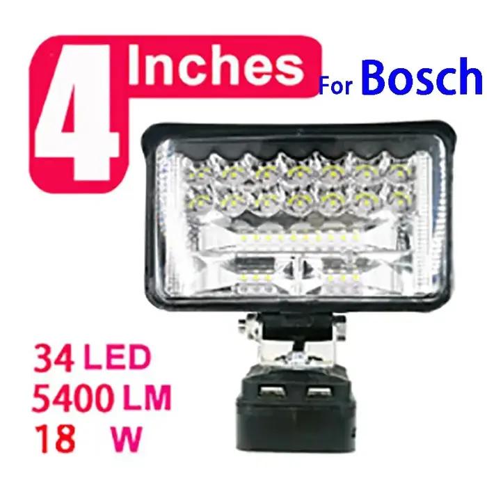 Lampe de travail LED lampe de poche torche USB adaptateur de chargeur de téléphone portable pour Bos