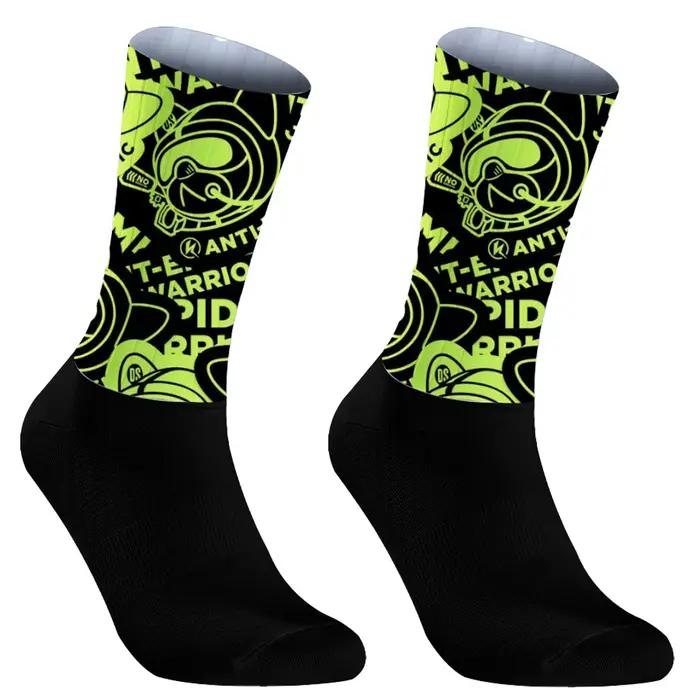 Chaussettes vélo sport 2024 anti-dérapantes été - Chasse VTT, course, aéro graffiti, cyclisme chasseurs actifs