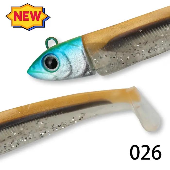 Barre de pêche T. Leurre méné en silicone souple pour pêche en mer, plage, lac, rivière, réservoir d'étang, occasions spéciales