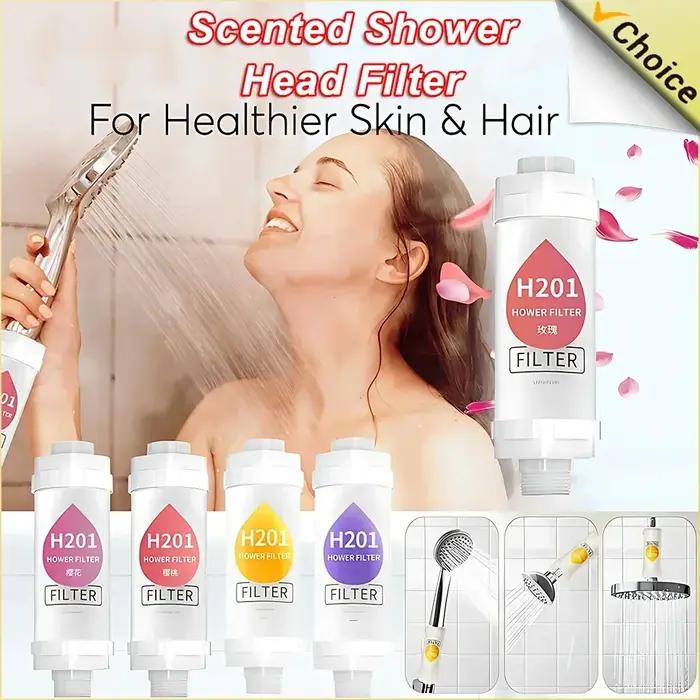 Filtre pour pommeau de douche parfumé