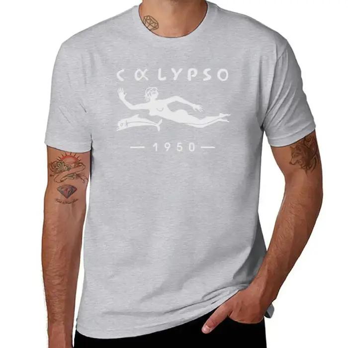 T-shirt graphique imprimé animal pour hommes style streetwear océanique montres Calypso Jacques Yves Cousteau quatre saisons décontracté
