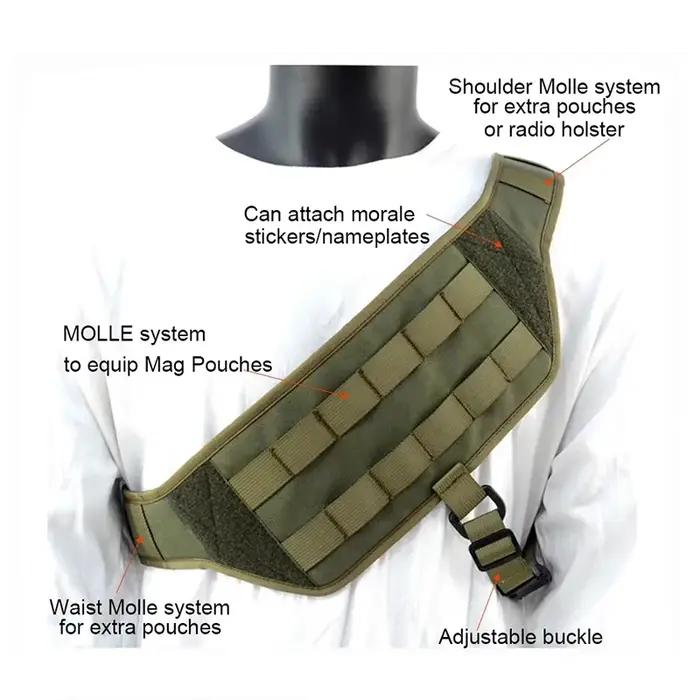 Quick Release Vest Tactical Molle System Outdoor High Quality 1000D Nylon Men Ch