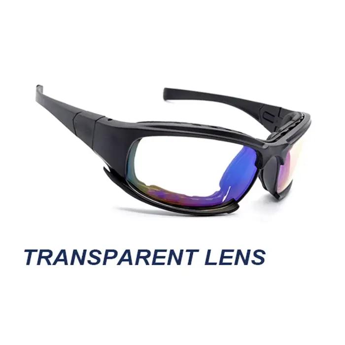 Lunettes Daisy X7 polarisées 4 verres interchangeables pour chasse randonnée cyclisme airsoft armée