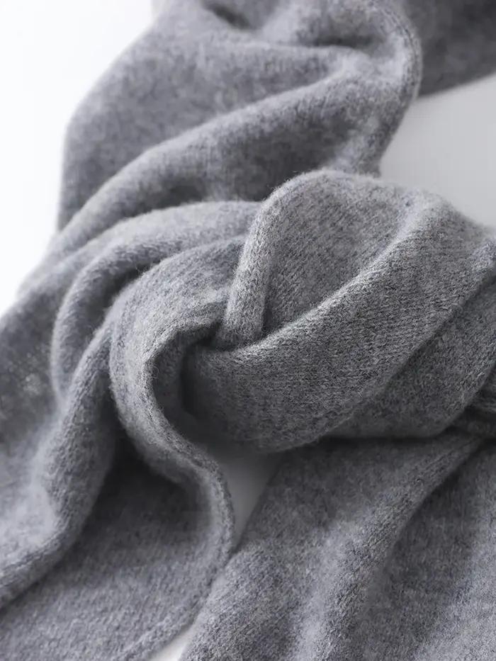 100% laine tricoté grand Triangle châles écharpe femmes automne hiver doux chaud doux élégant Cape P