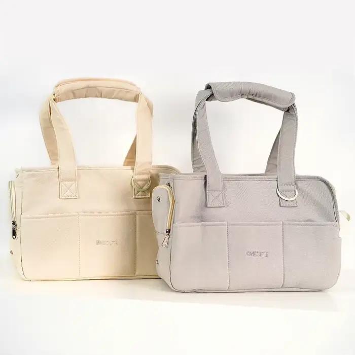 Sac à bandoulière pour chiots en coton 100% pour promenade et déplacement confortable pour chiots de toutes tailles et étapes de vie