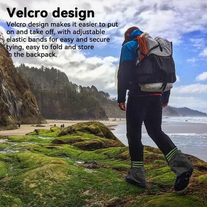 Guêtres de randonnée basses imperméables pour hommes