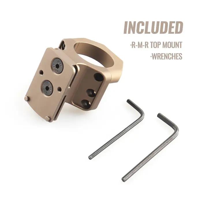 Support de base pour point rouge en métal, 30 mm, pour lunette de visée, plaque en aluminium 6063 pour point rouge