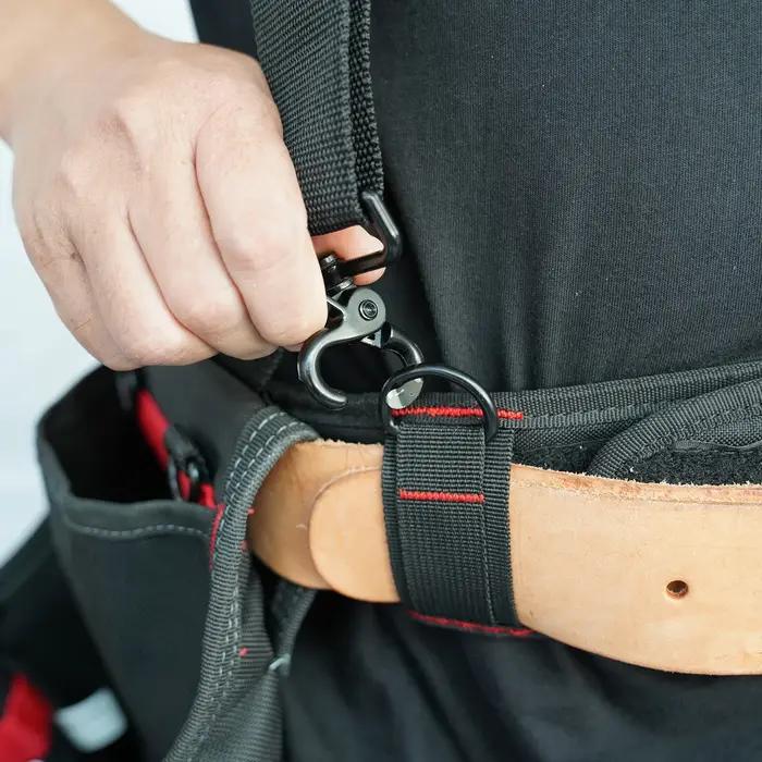 MELOTOUGH Gel travail de Construction porte-jarretelles outil ceinture bretelles avec épaulette en G