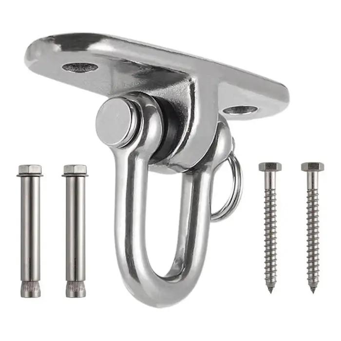 Ensemble de cintres pivotants rotatifs à 360 degrés, supports de suspension en acier inoxydable 304,