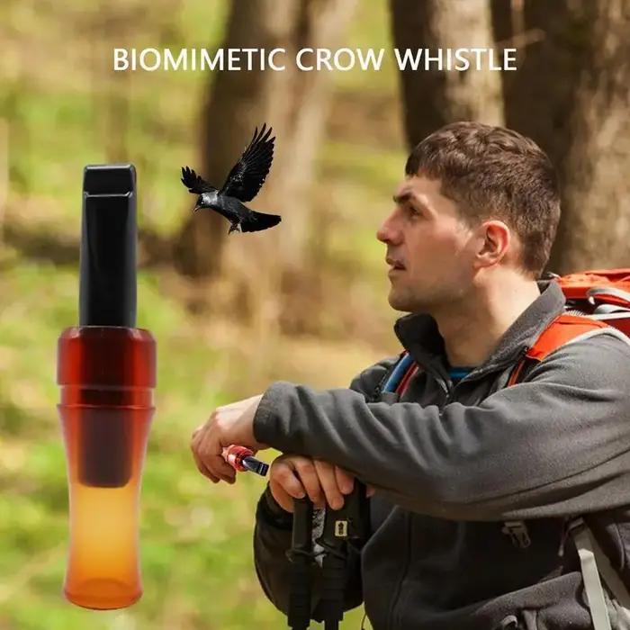 Appel corbeau professionnel pour chasse - Sifflet décoy attirant oies, dindes et gibier sauvage en extérieur