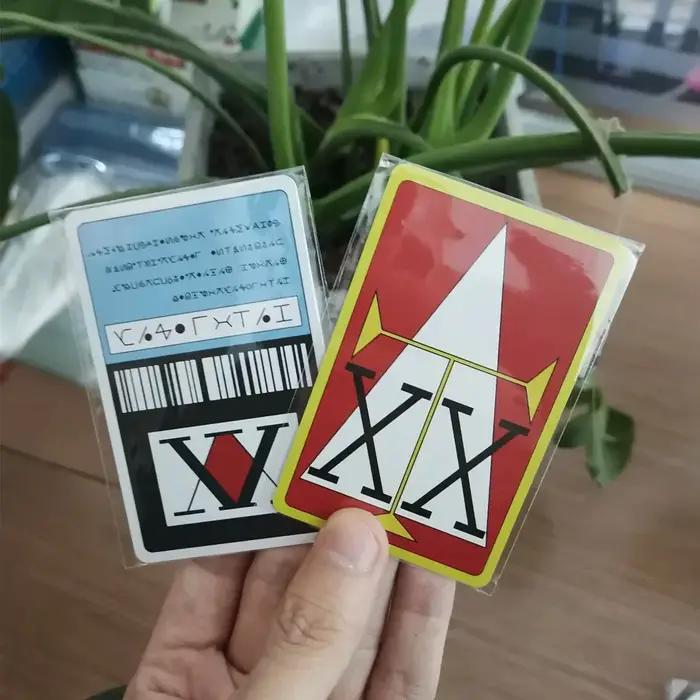 Carte de licence Anime Hunter x Hunter pour Cosplay Hisoka Kurapika Killua Zoldyck en PVC Accessoire de Collection Occasion Halloween