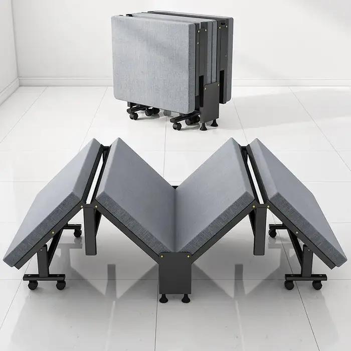 Lit simple pliant de luxe, planche dure, épaissi, 60% de réduction, bureau, pause déjeuner