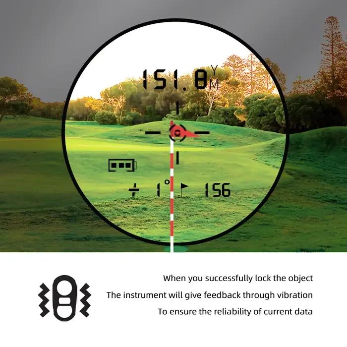 R골– télémètre de chasse R-600M Golf, télémètre cadeau, mesure de Distance, télémètre Laser avec verrouillage de mât de drapeau de haute précision
