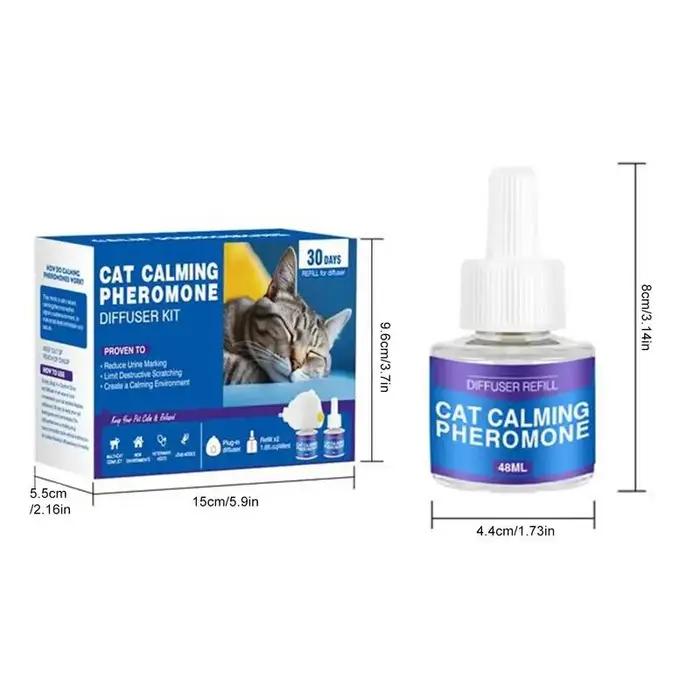 Recharge de diffuseur apaisant pour phéromones de chat
