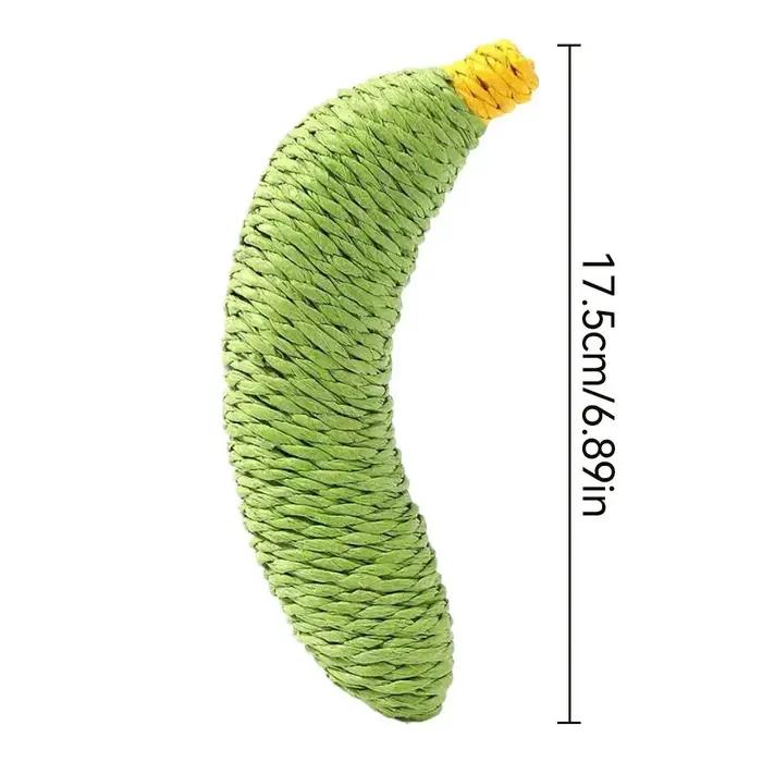 Jouet pour chat en forme de banane