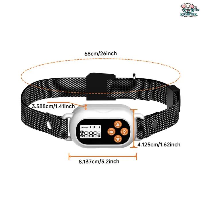 Clôture GPS rechargeable pour 1 chien avec collier étanche – Portée de 25 à 999 mètres