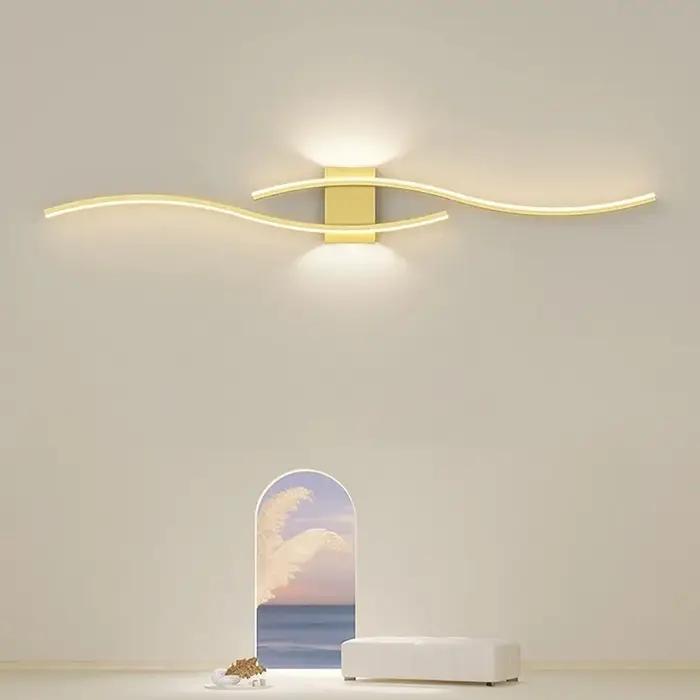 Moder mur LED lampe longue bande appliques TV fond éclairage décoratif pour chambre salon maison int