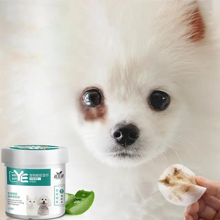 Lingettes nettoyantes pour les yeux pour chiens et chats