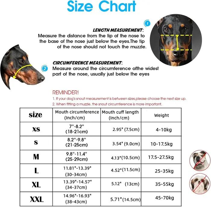 Couverture réfléchissante pour chien confortable et respirante anti-morsure et anti-aboiement pour animaux de compagnie occasions spéciales