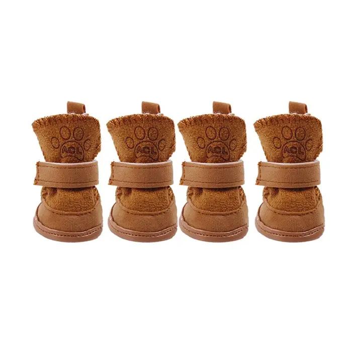 Chaussures d'hiver chaudes pour petits chiens, best-sellers, antidérapantes, bottes de neige pour chiens et chats, chaussures pour Chihuahua, Shih Tzu, Mascotas Zapatos Perro