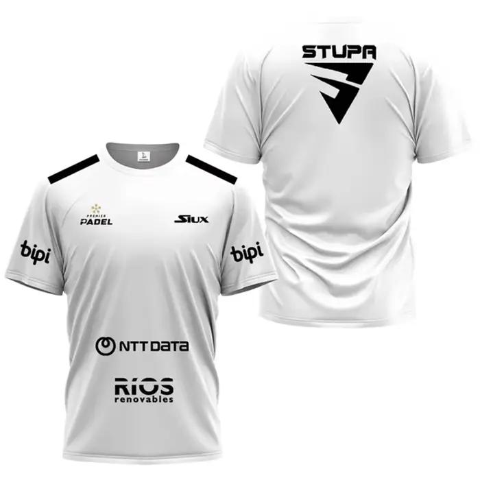 Nouveaux hommes Fitness sport T-shirt respirant séchage rapide chemise hommes mode tendance Tennis sport à manches courtes vêtements pour hommes
