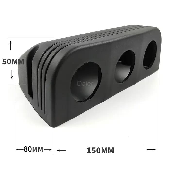 DaierTek 1/2/3 trous voiture USB prise tente Base USB/voltmètre/allume-cigare prise de courant Base