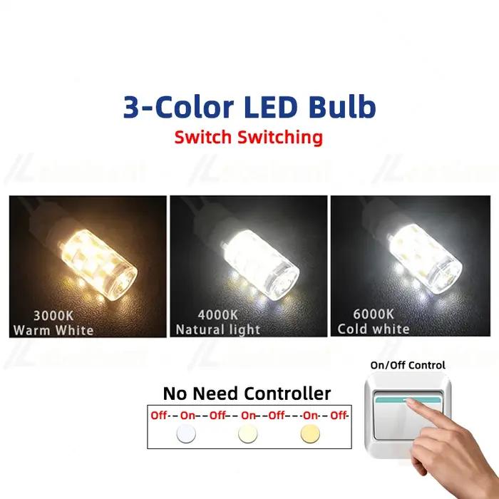 Ampoule LED 3 couleurs G9