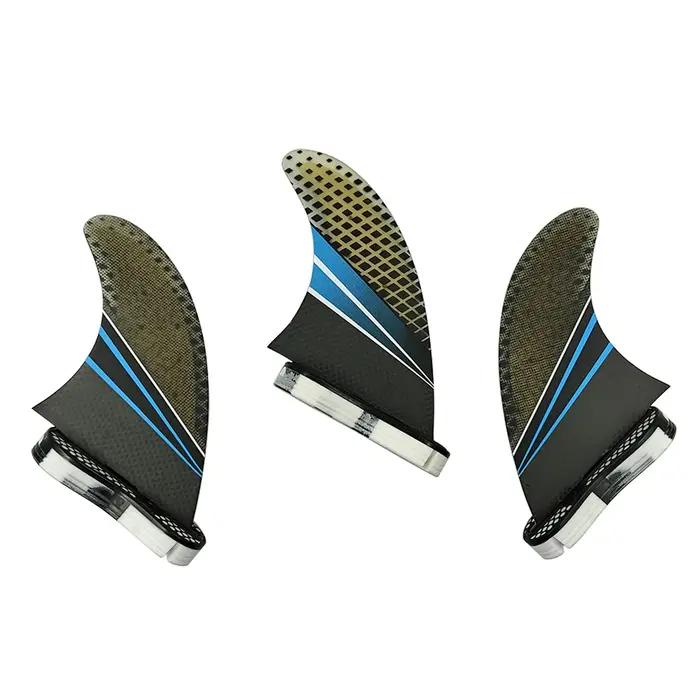 Ailerons de surf en fibre de carbone