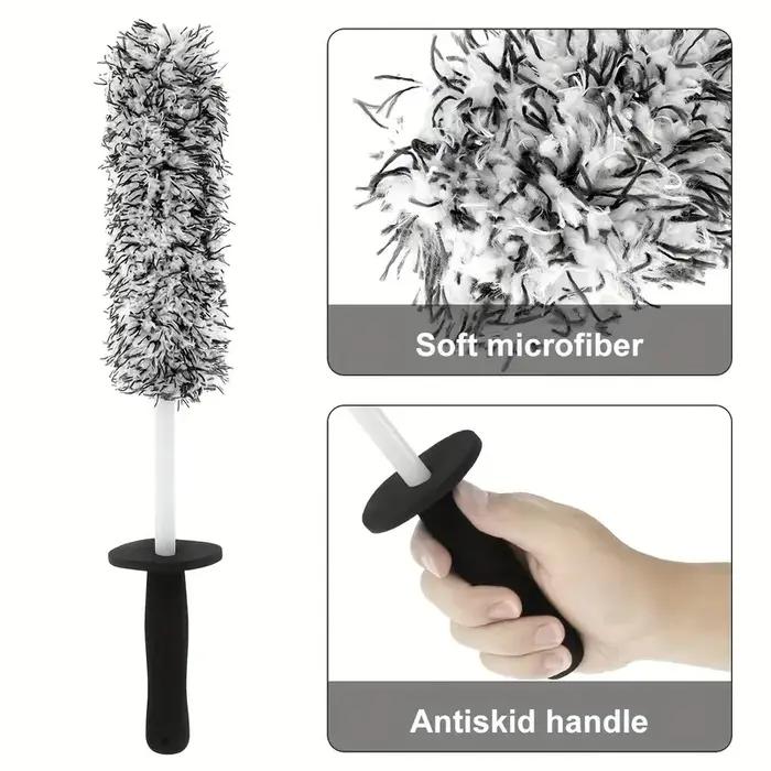 Brosse de roue en microfibre pour nettoyage en profondeur longue durée pneus voiture occasion spéciale usage quotidien