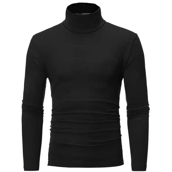 Sous-vêtements thermiques à col haut pour hommes