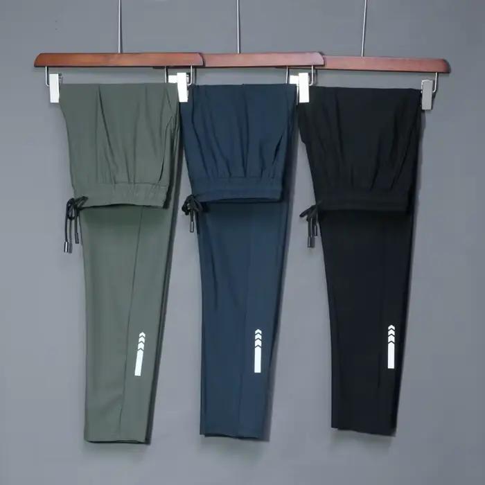 Été élastique hommes course Sport pantalon Jogging pantalons de survêtement décontracté en plein air