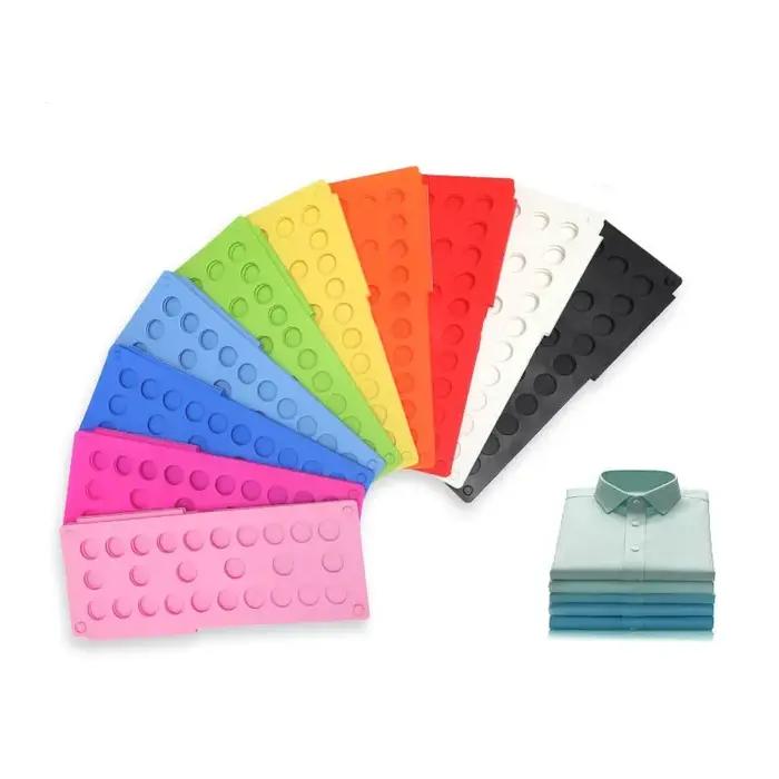 Planche à plier pour vêtements, adultes et enfants, dossier de vêtements, t-shirt, pull, évaluateurs, porte-vêtements T1, planche à plier rapide pour le linge