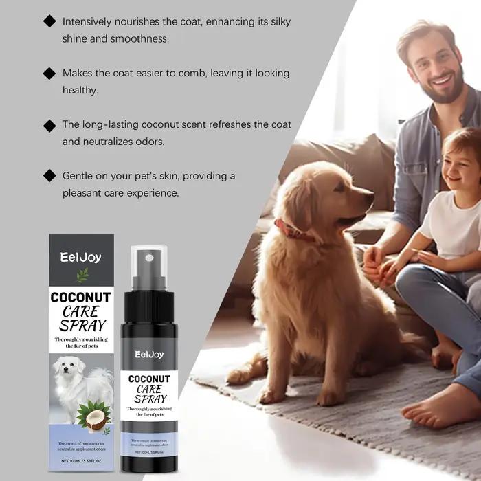 Spray de soin pour animaux de compagnie à la noix de coco
