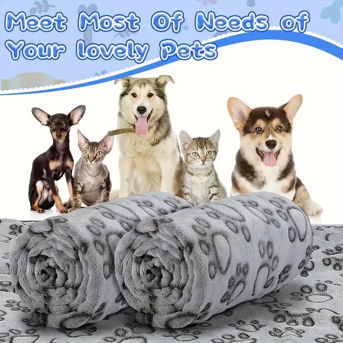Couverture douce moelleuse pour animaux de compagnie haute qualité motif dessin animé mignon confortable pour chats chiens occasions spéciales
