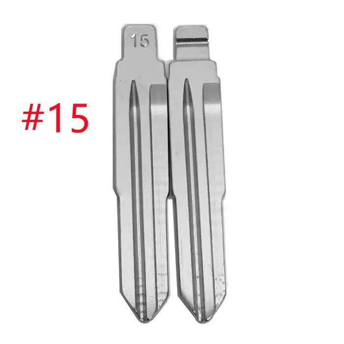 35 pièces clé de voiture vierge HU66 SIP22 Toy43 KD clé lame HU83 Xhorse clé rabattable pour KEYDIY